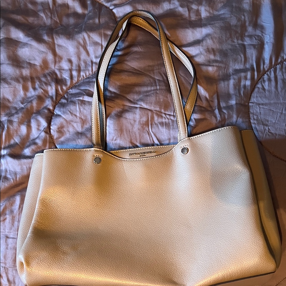 Karl Lagerfeld Taupe Bag